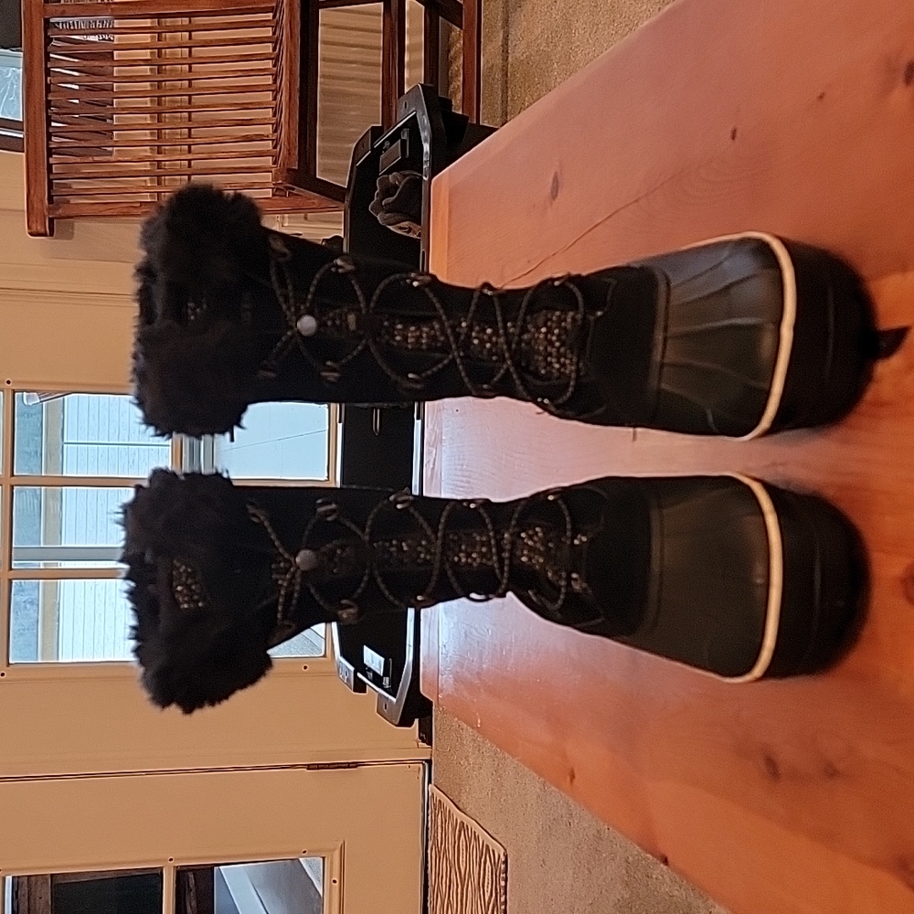 Lands End Mid Calf duck boot